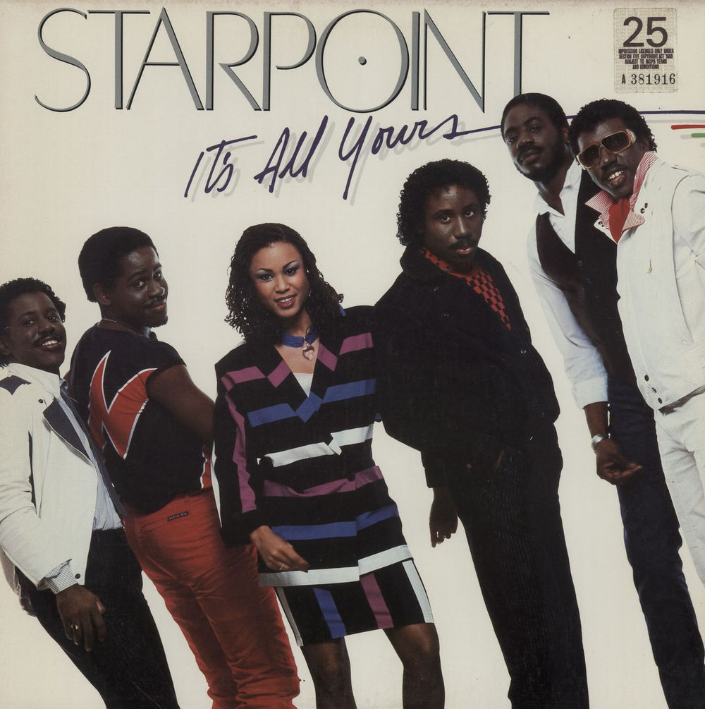 Starpoint It's All Yours US vinyl LP album (LP record) 60353-1