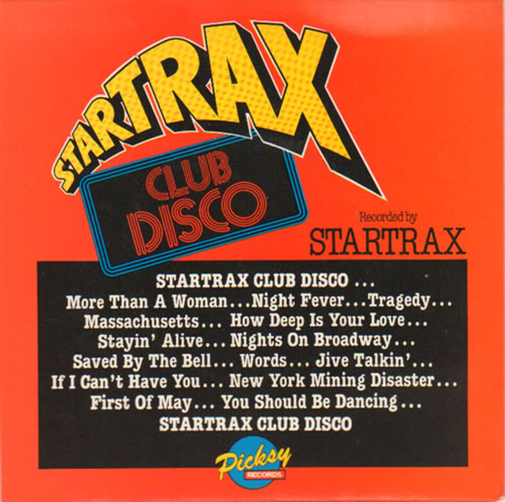 Startrax Startrax Club Disco UK 7" vinyl single (7 inch record / 45) KSY1001