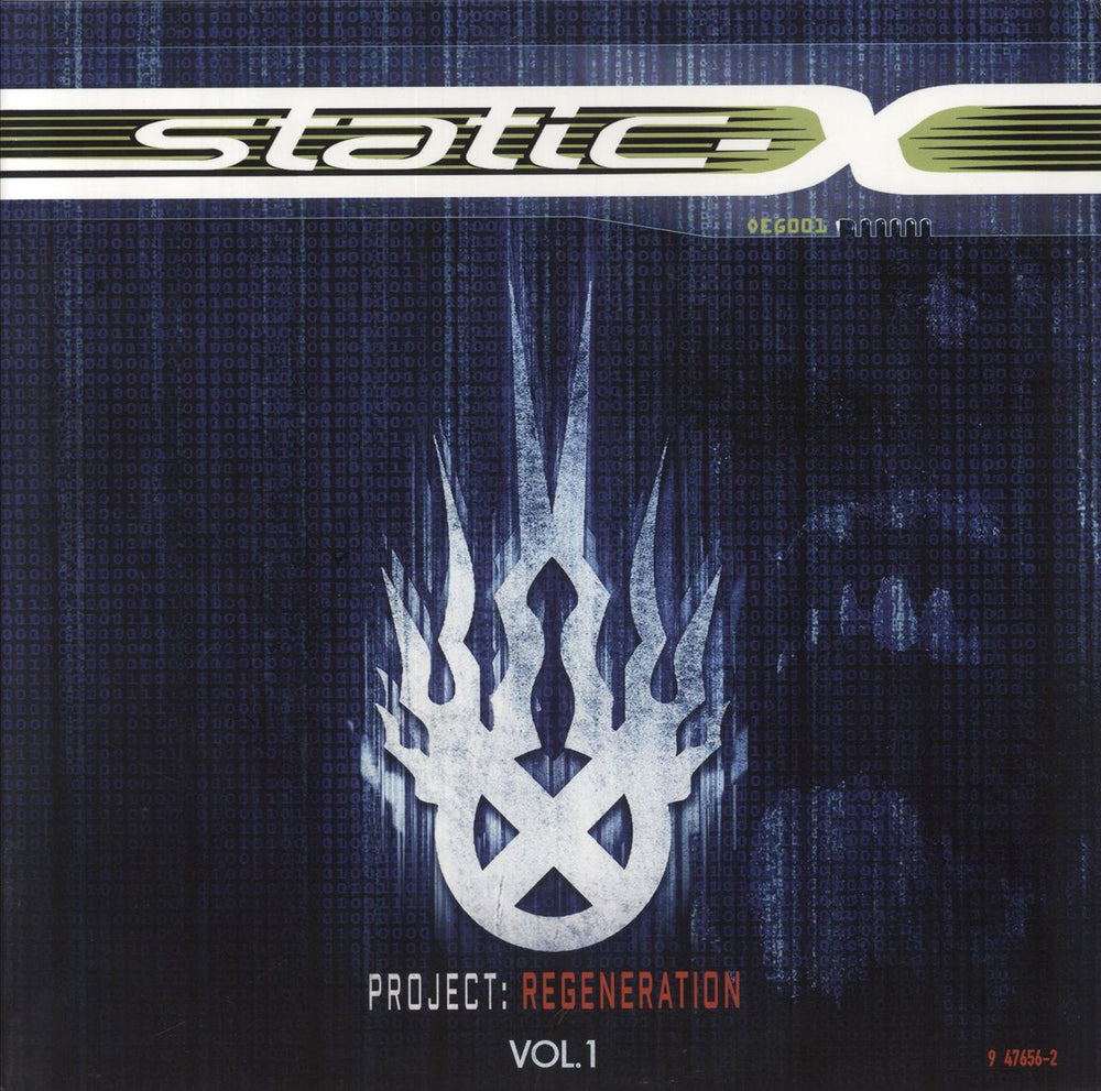 Static-X Project: Regeneration Vol. 1 - Green Vinyl US vinyl LP album (LP record) OEG001V-1