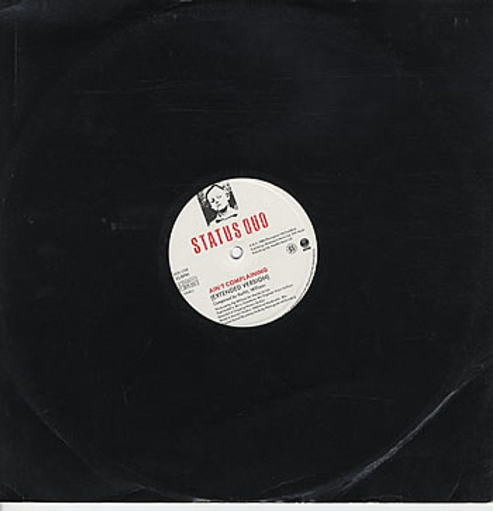 Status Quo Ain't Complaining UK Promo 12" vinyl single (12 inch record / Maxi-single) QUODJ2212