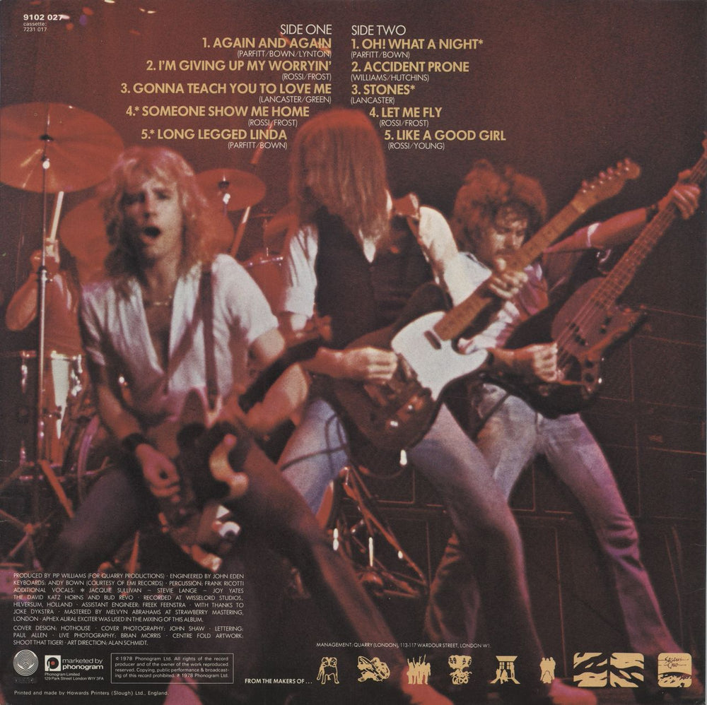 Status Quo If You Can't Stand The Heat + Poster UK vinyl LP album (LP record)