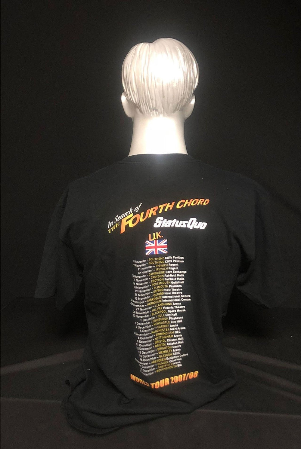 Status Quo In Search Of The Fourth Chord Tour T-Shirt UK t-shirt QUOTSIN728344