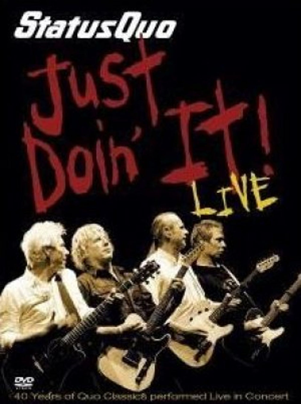 Status Quo Just Doin' It: Live UK DVD 2564637952