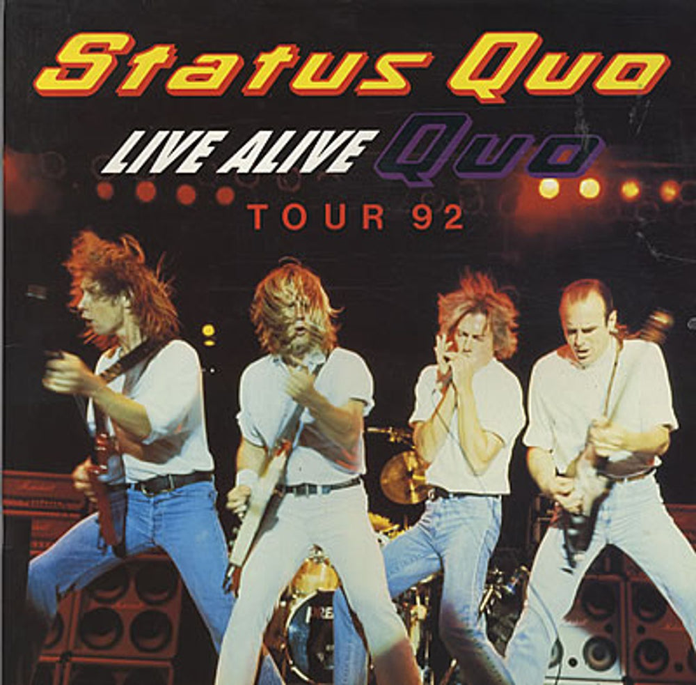 Status Quo Live Alive Quo UK tour programme TOUR PROGRAMME