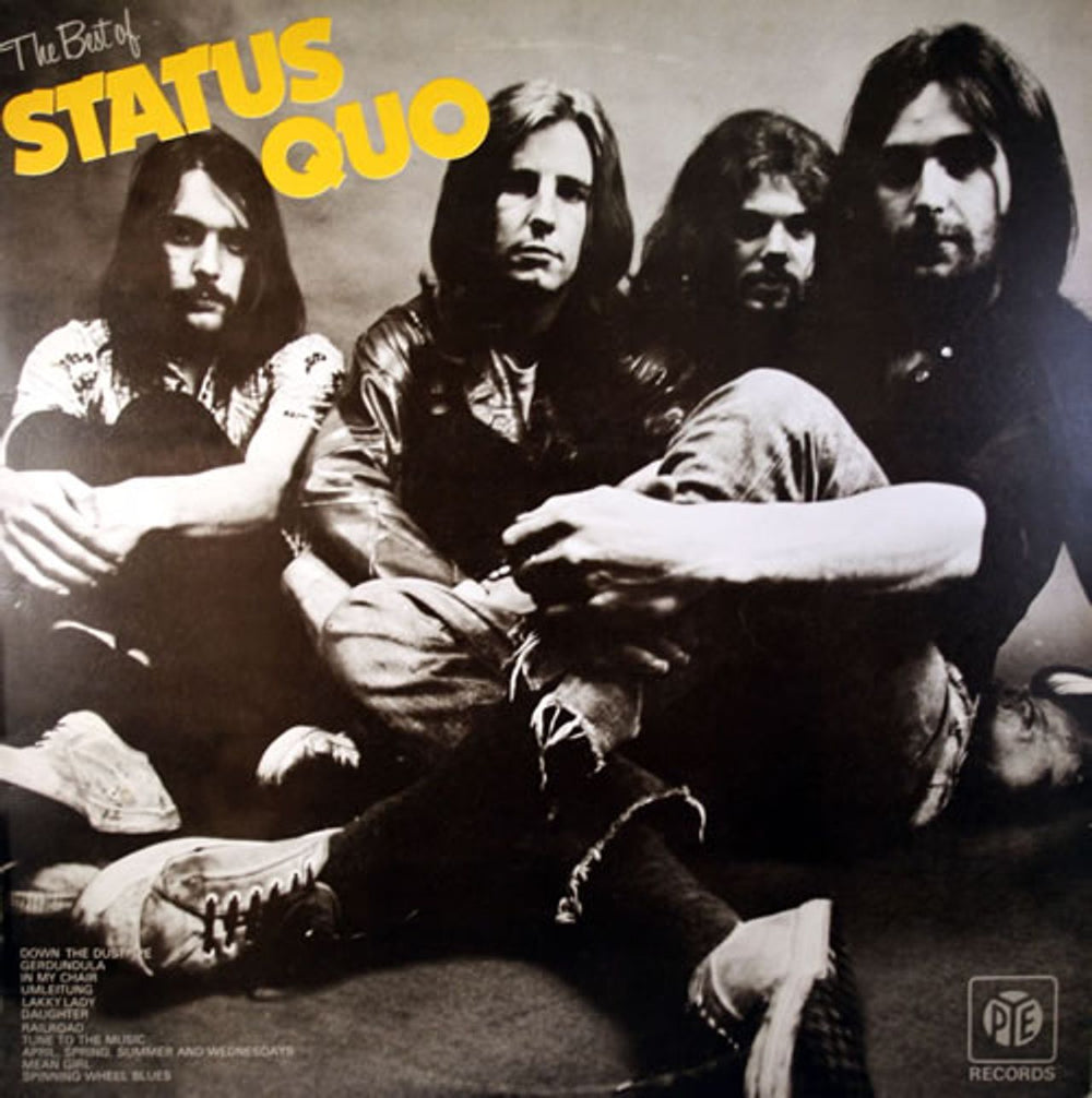 Status Quo The Best Of - 2nd UK vinyl LP album (LP record) NSPL18402