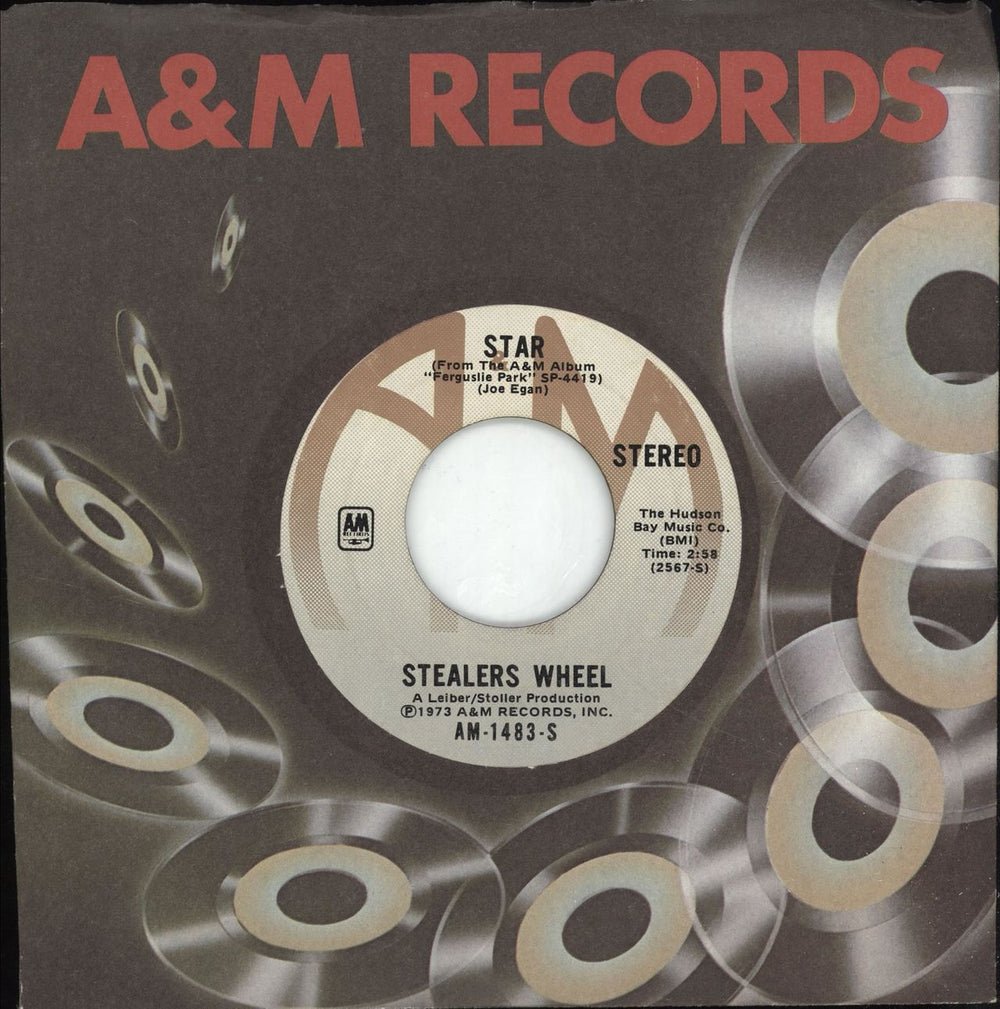 Stealers Wheel Star US 7" vinyl single (7 inch record / 45) AM-1483-S
