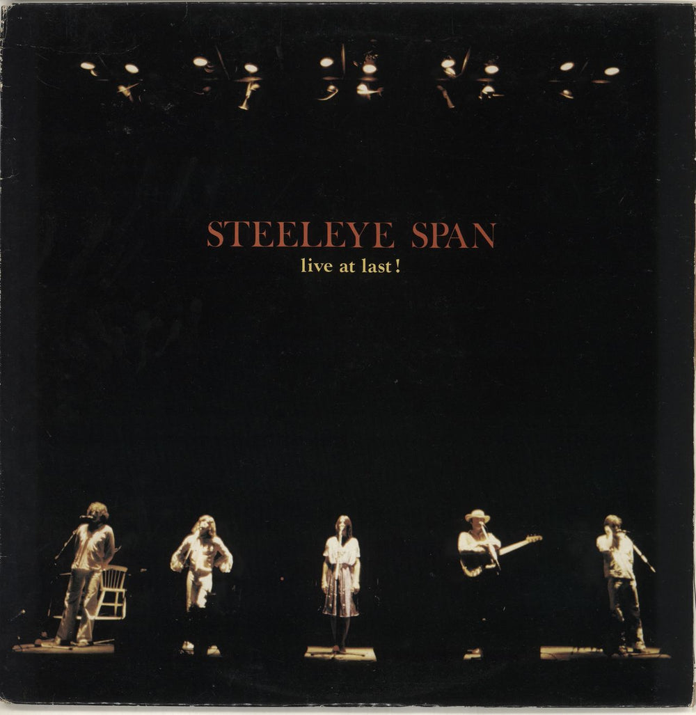 Steeleye Span Live At Last! UK vinyl LP album (LP record) CHR1199