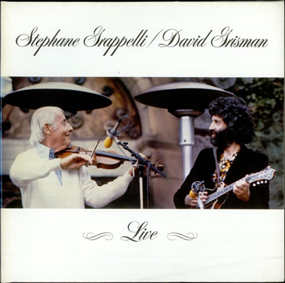Stéphane Grappelli Live German vinyl LP album (LP record) WB56903