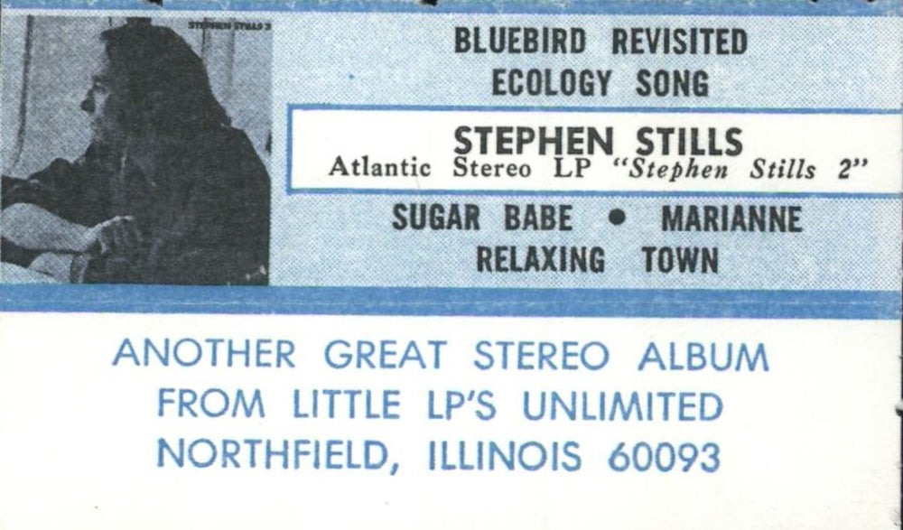 Stephen Stills Stephen Stills 2 - JukeBox US 7" vinyl single (7 inch record / 45)