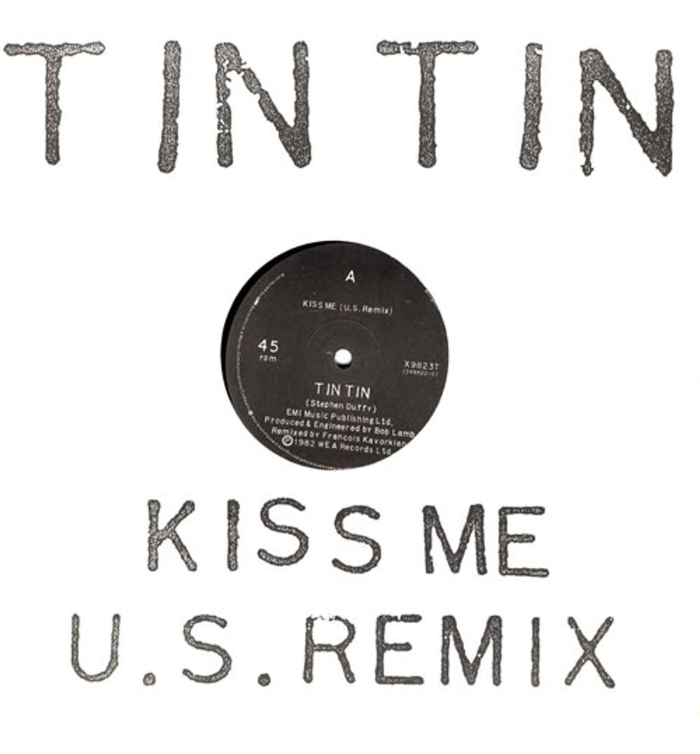 Stephen Tintin Duffy Kiss Me (U.S. Remix) UK 12" vinyl single (12 inch record / Maxi-single) X9823T