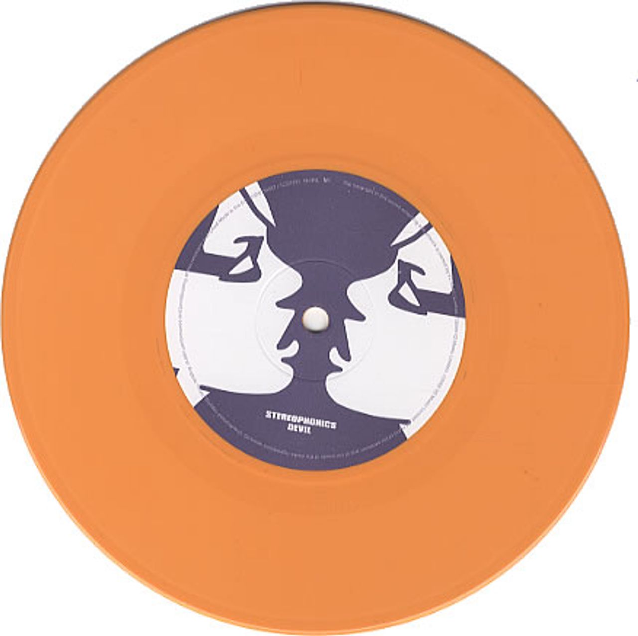 Stereophonics Devil - Orange Vinyl UK 7