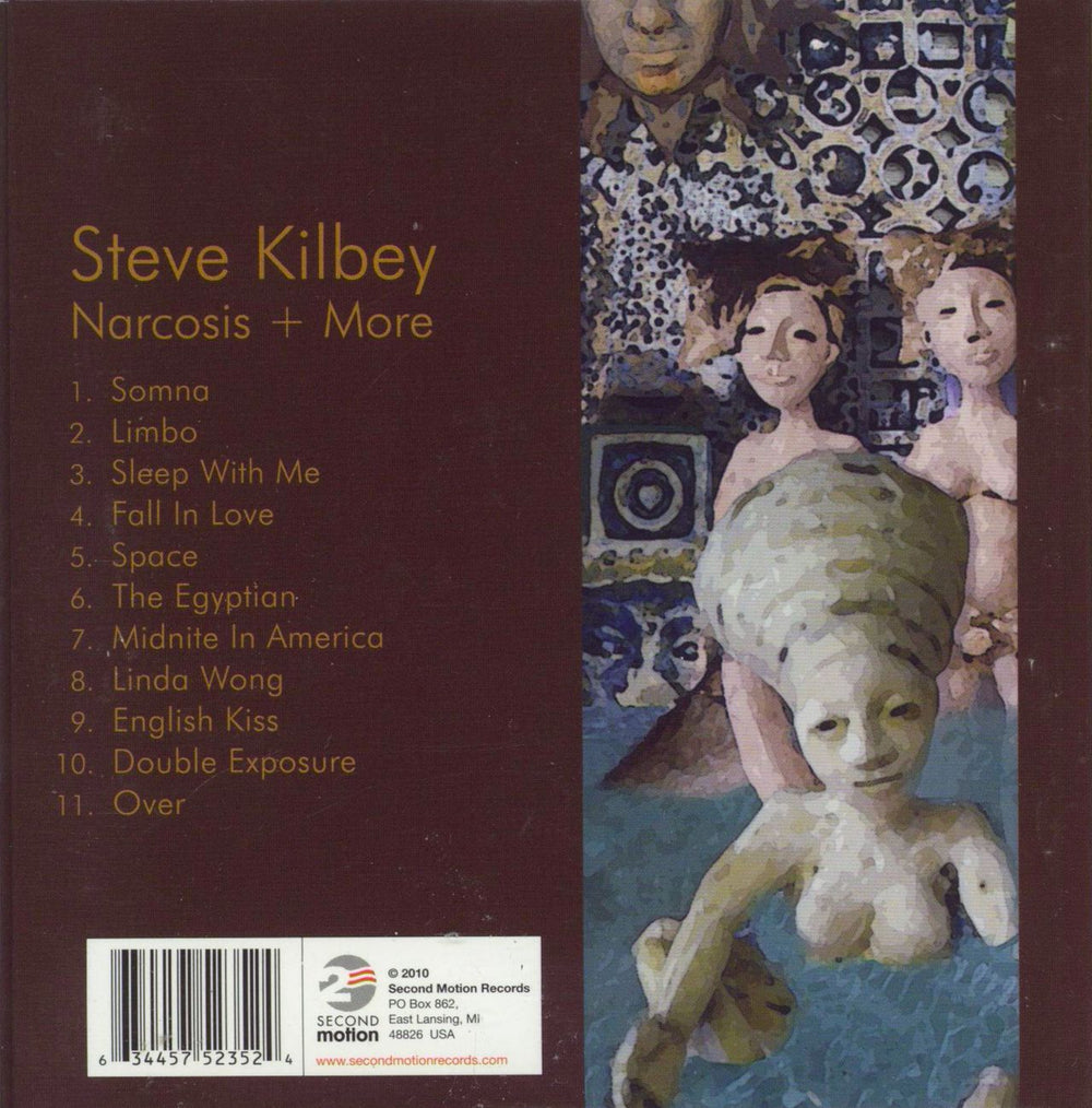 Steve Kilbey Narcosis + More US CD album (CDLP) 634457523524