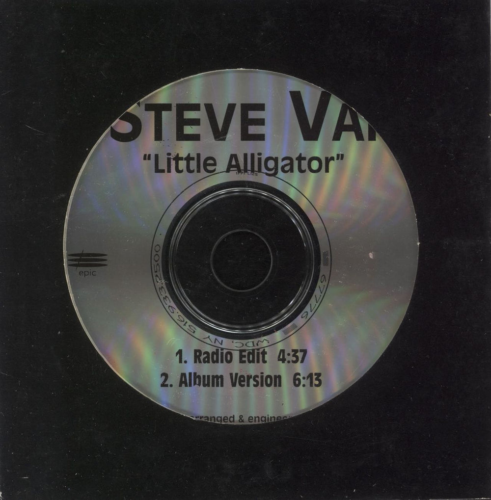 Steve Vai Little Alligator US Promo CD single (CD5 / 5") 67776
