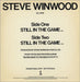 Steve Winwood Still In The Game US Promo 12" vinyl single (12 inch record / Maxi-single) PRO-A-1054