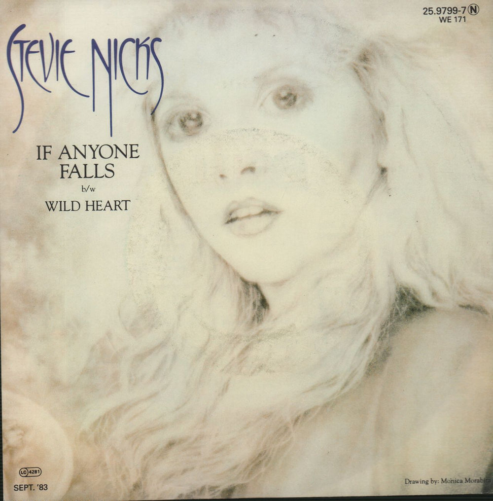 Stevie Nicks If Anyone Falls German 7" vinyl single (7 inch record / 45) 24-9590-7