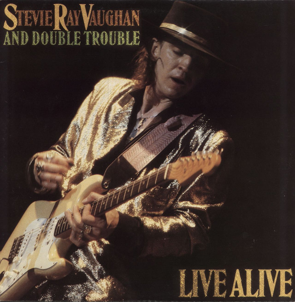 Stevie Ray Vaughan Live Alive - EX UK 2-LP vinyl record set (Double LP Album) 4502381