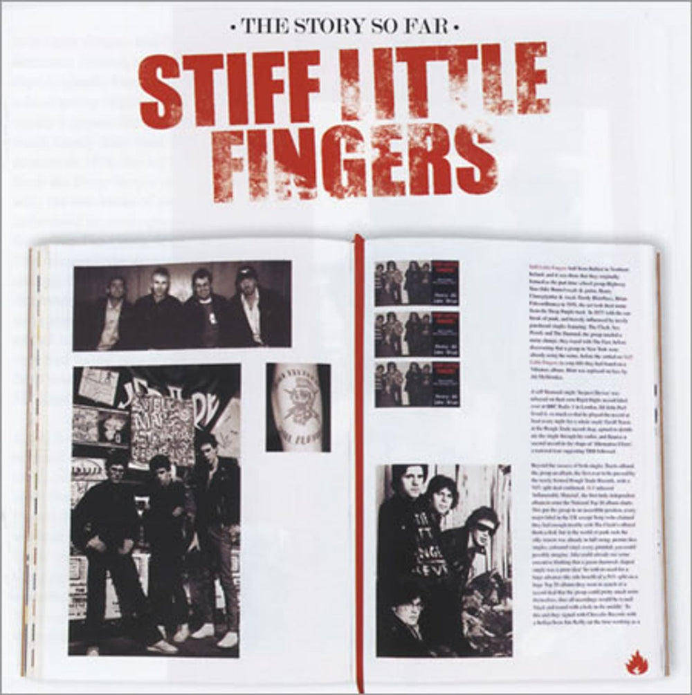 Stiff Little Fingers The Story So Far UK 2 CD album set (Double CD) 3899652