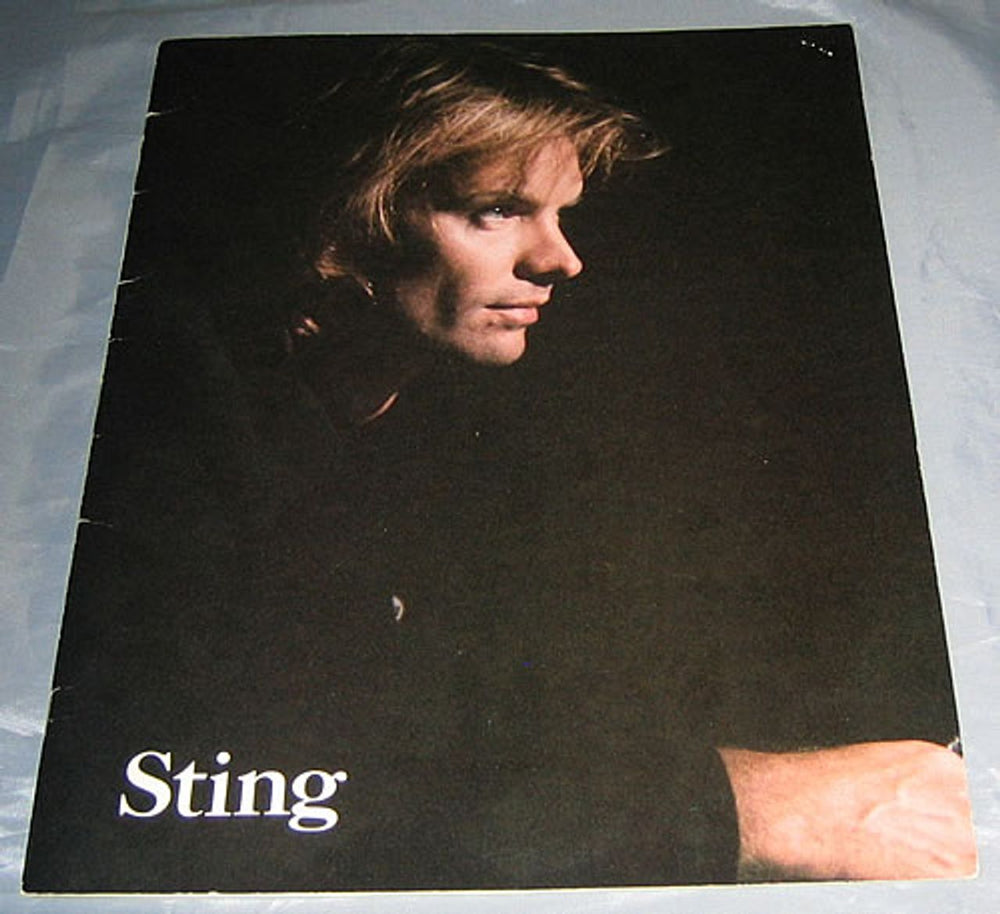 Sting Nothing Like The Sun World Tour + ticket stub US tour programme TOUR PROGRAMME