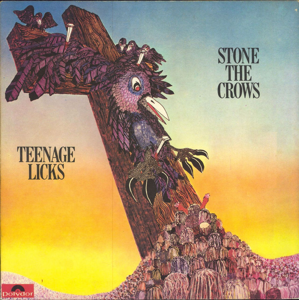 Stone The Crows Teenage Licks - VG/EX UK vinyl LP album (LP record) 2425071