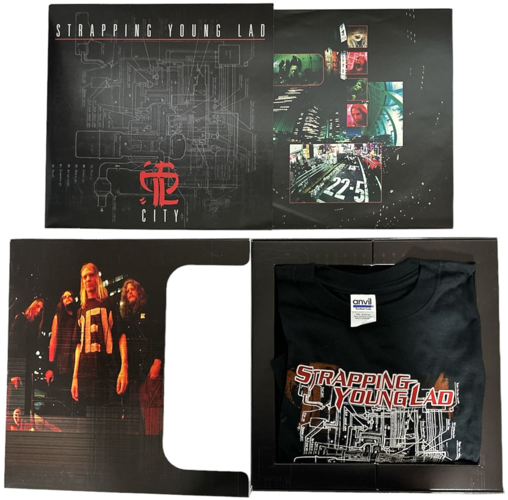 Strapping Young Lad City - Boxset + T-shirt UK Vinyl Box Set X1RVXCI822973