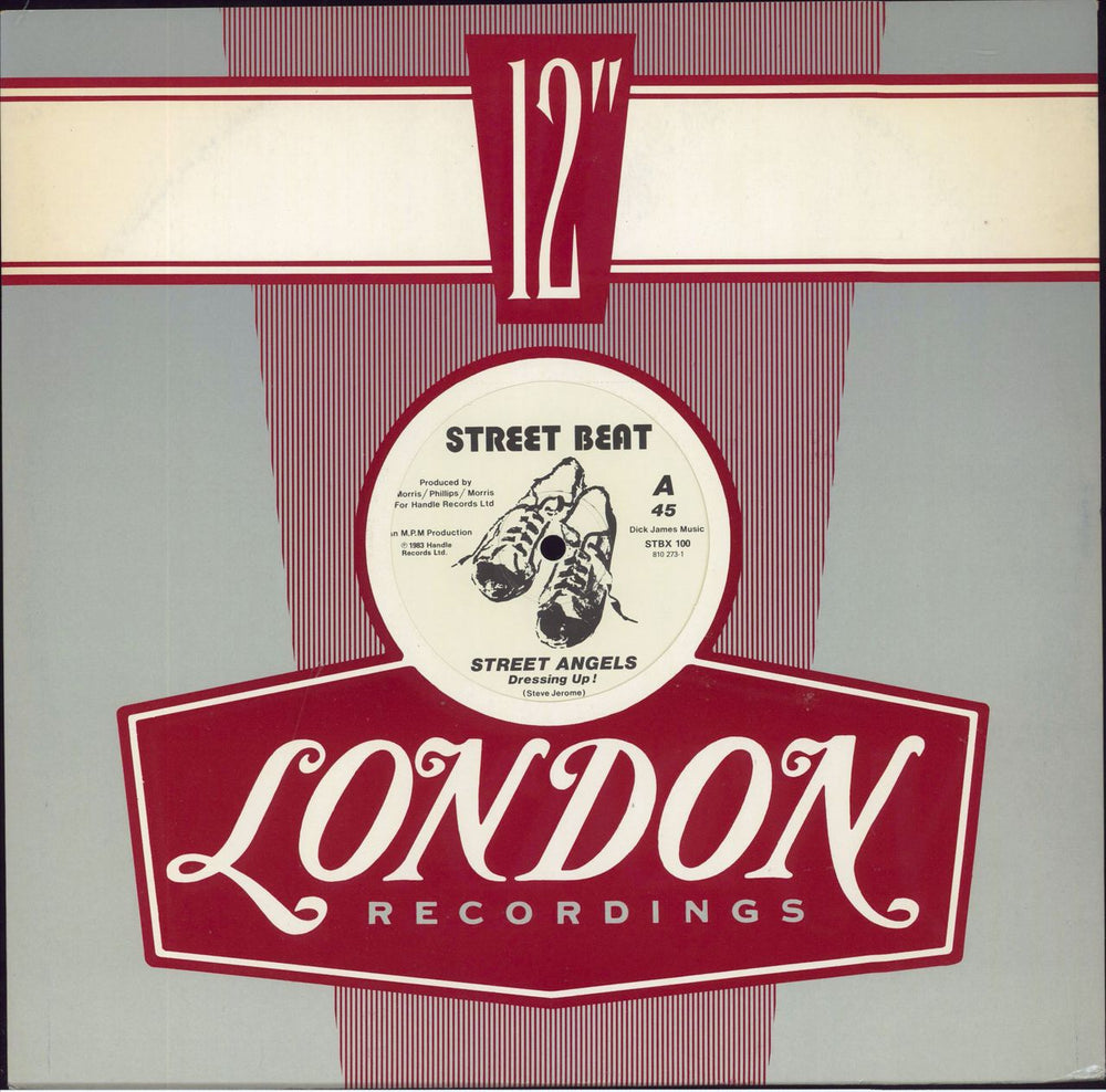 Street Angels Dressing Up! UK 12" vinyl single (12 inch record / Maxi-single) STBX100