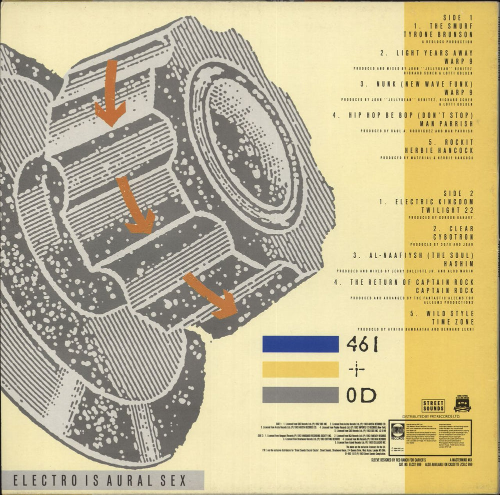 Street Sounds Compilation Crucial Electro UK vinyl LP album (LP record)