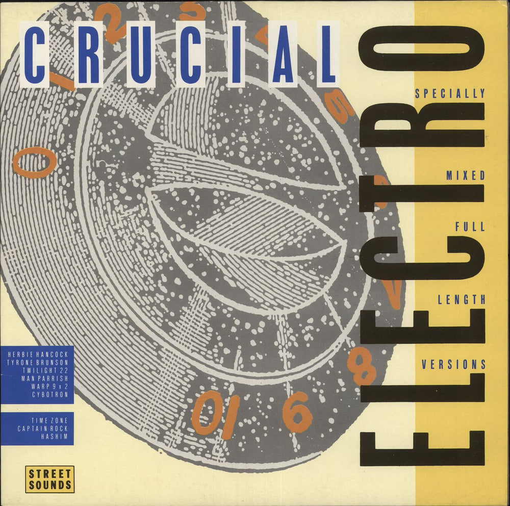 Street Sounds Compilation Crucial Electro UK vinyl LP album (LP record) ELCST999