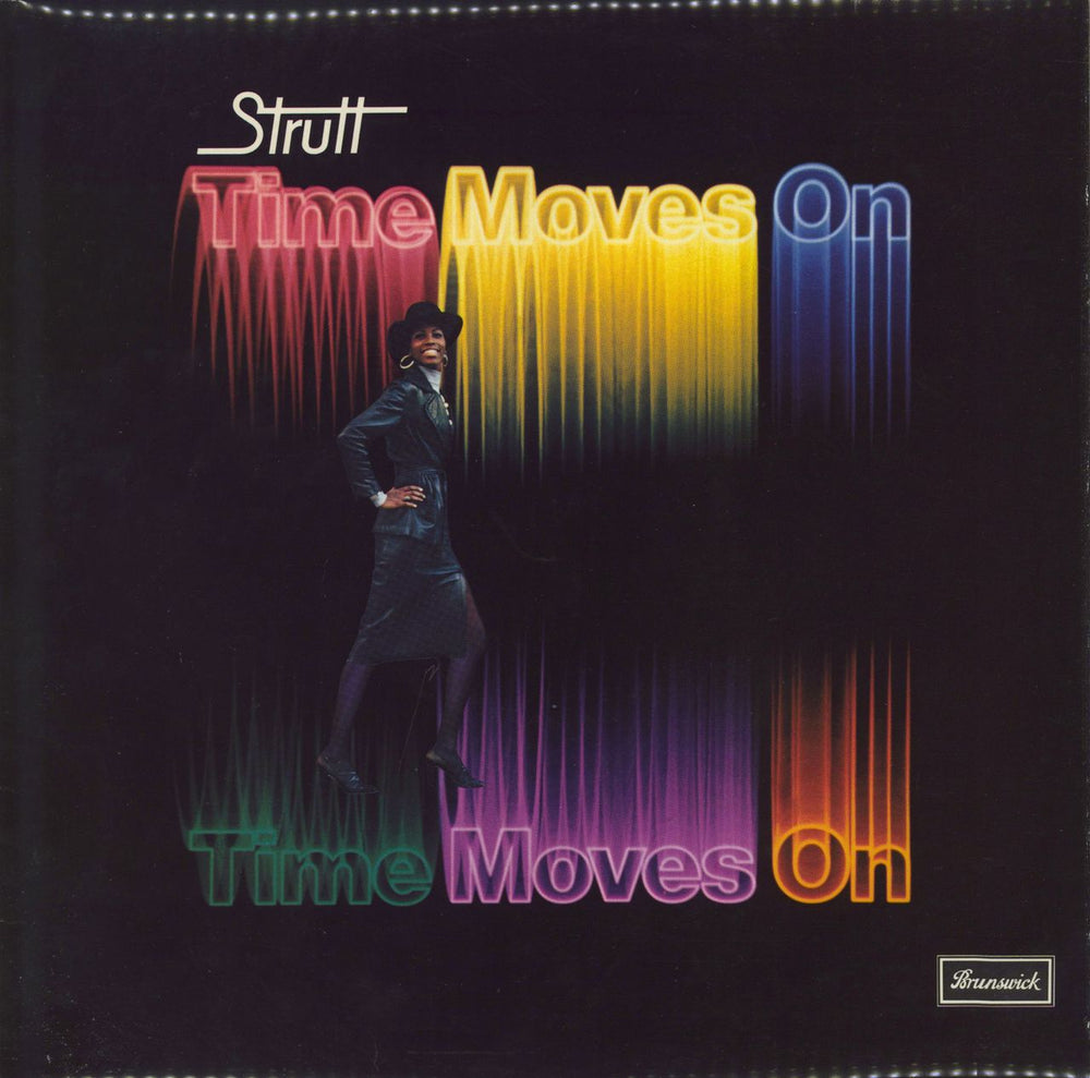 Strutt Time Moves On UK vinyl LP album (LP record) BRLS3021