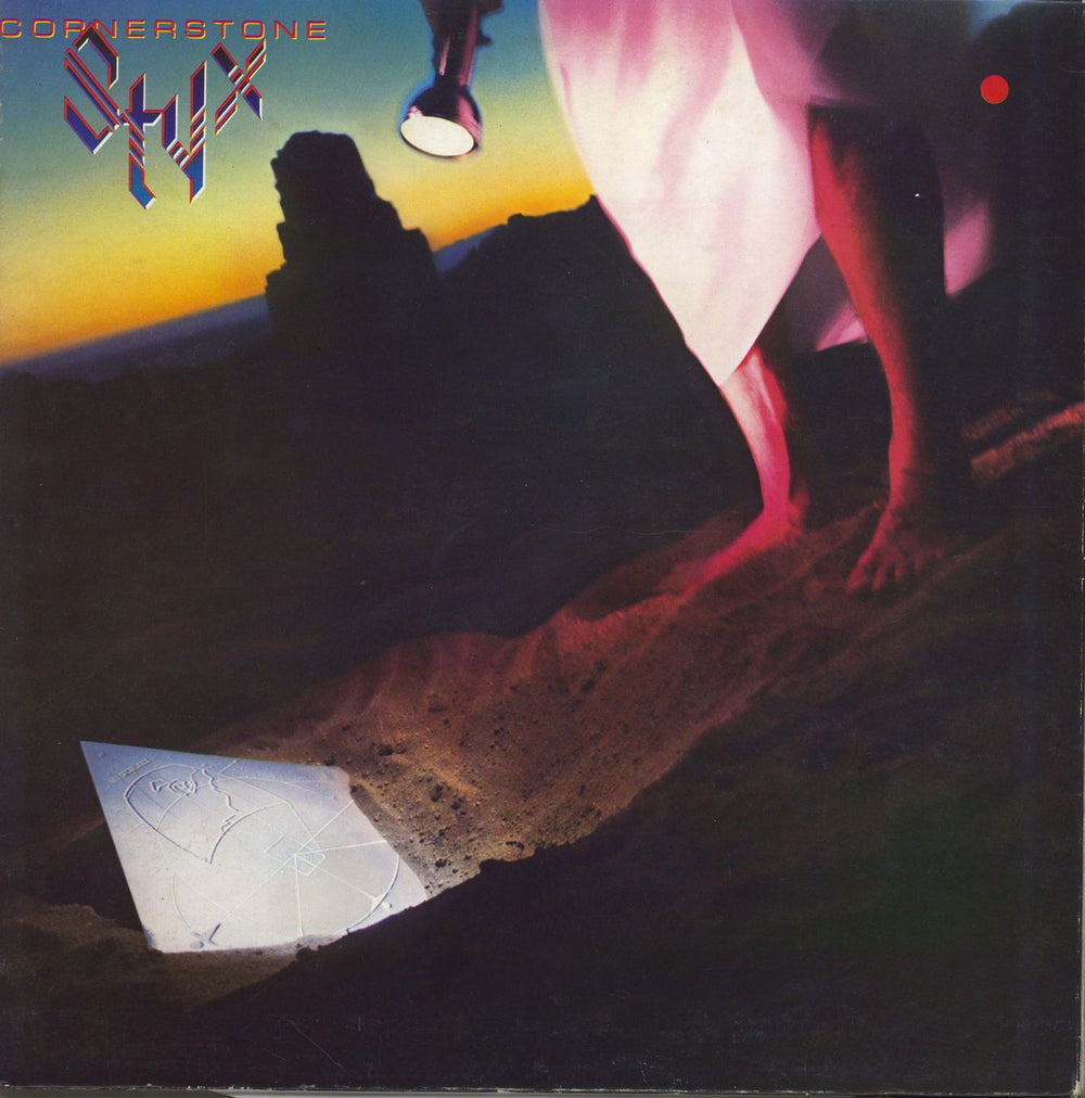 Styx Cornerstone UK vinyl LP album (LP record) AMLK63711