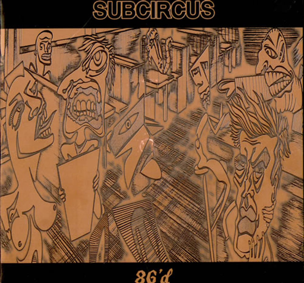 Subcircus 86'd - Eighty Sixed - Brown Vinyl UK 7" vinyl single (7 inch record / 45) ECS43