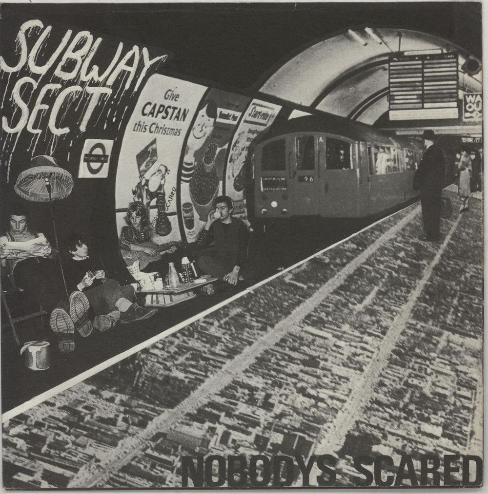 Subway Sect Nobody's Scared UK 7" vinyl single (7 inch record / 45) BRS01