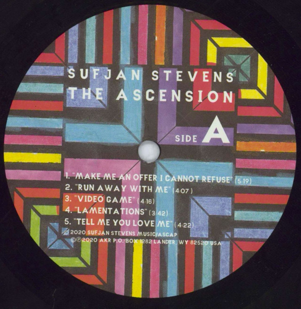 Sufjan Stevens The Ascension US 2-LP vinyl record set (Double LP Album) SUJ2LTH818131