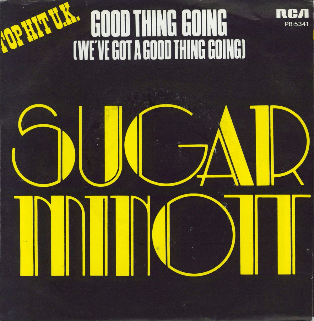 Sugar Minott Good Thing Going - wide centre Dutch 7" vinyl single (7 inch record / 45) PB-5341