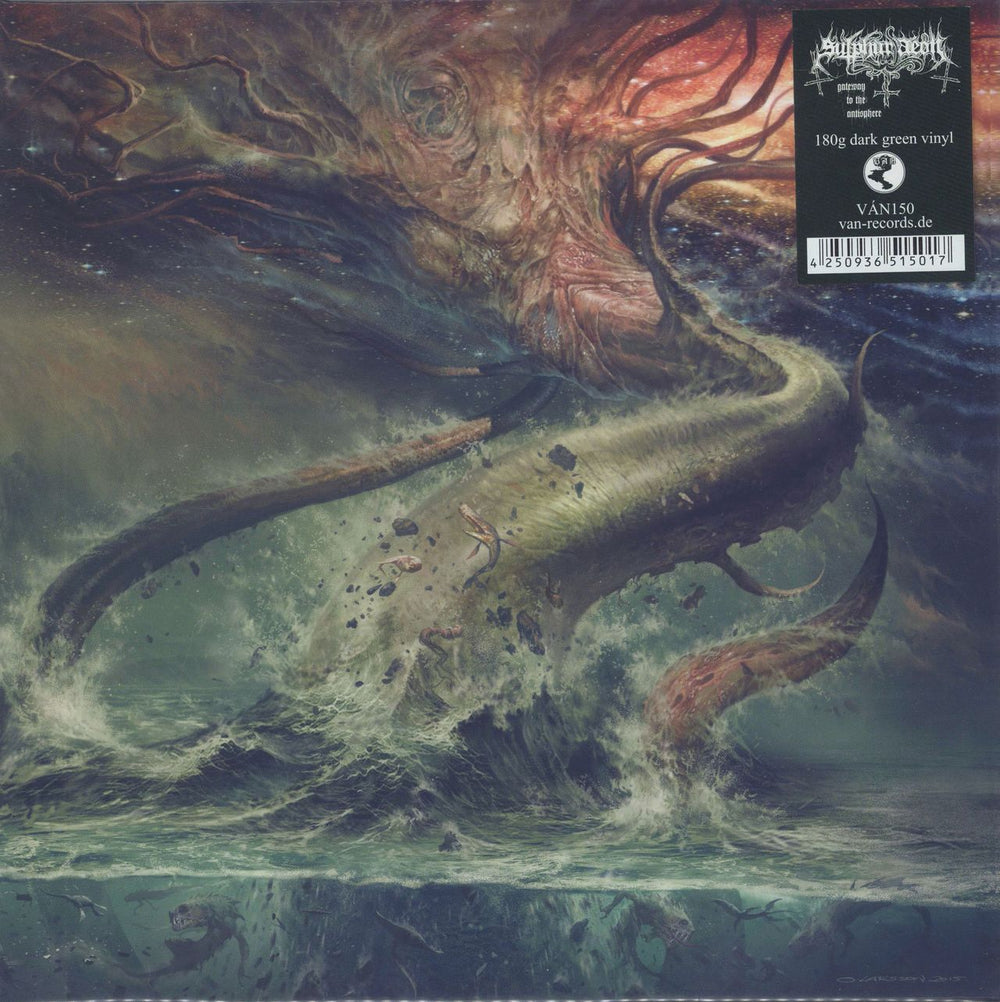 Sulphur Aeon Gateway To The Antisphere - Green Dark Vinyl - 180g German 2-LP vinyl record set (Double LP Album) VÁN150