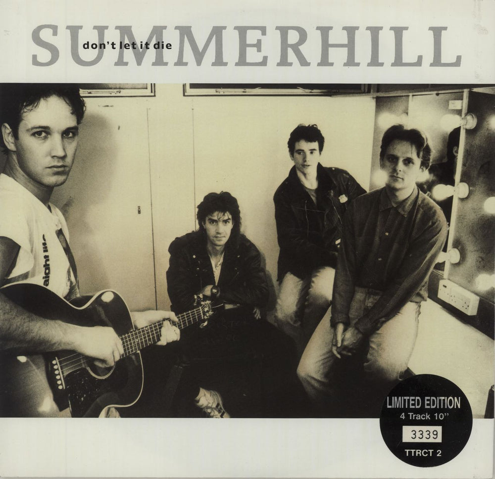 Summerhill Don't Let It Die UK 10" vinyl single (10 inch record) TTRCT2