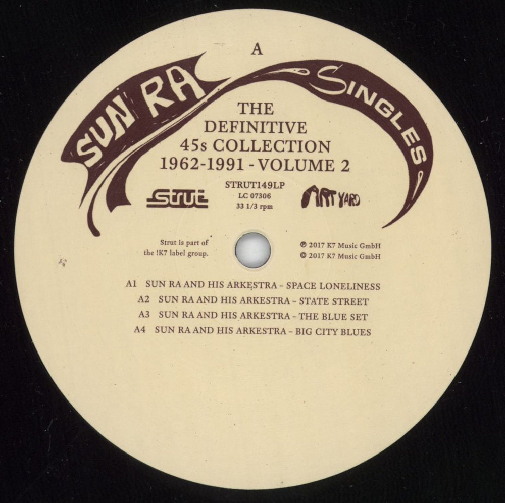 Sun Ra Singles: The Definitive 45s Collection Vol.2: 1962-1991 UK 3-LP vinyl record set (Triple LP Album) SR43LSI815328