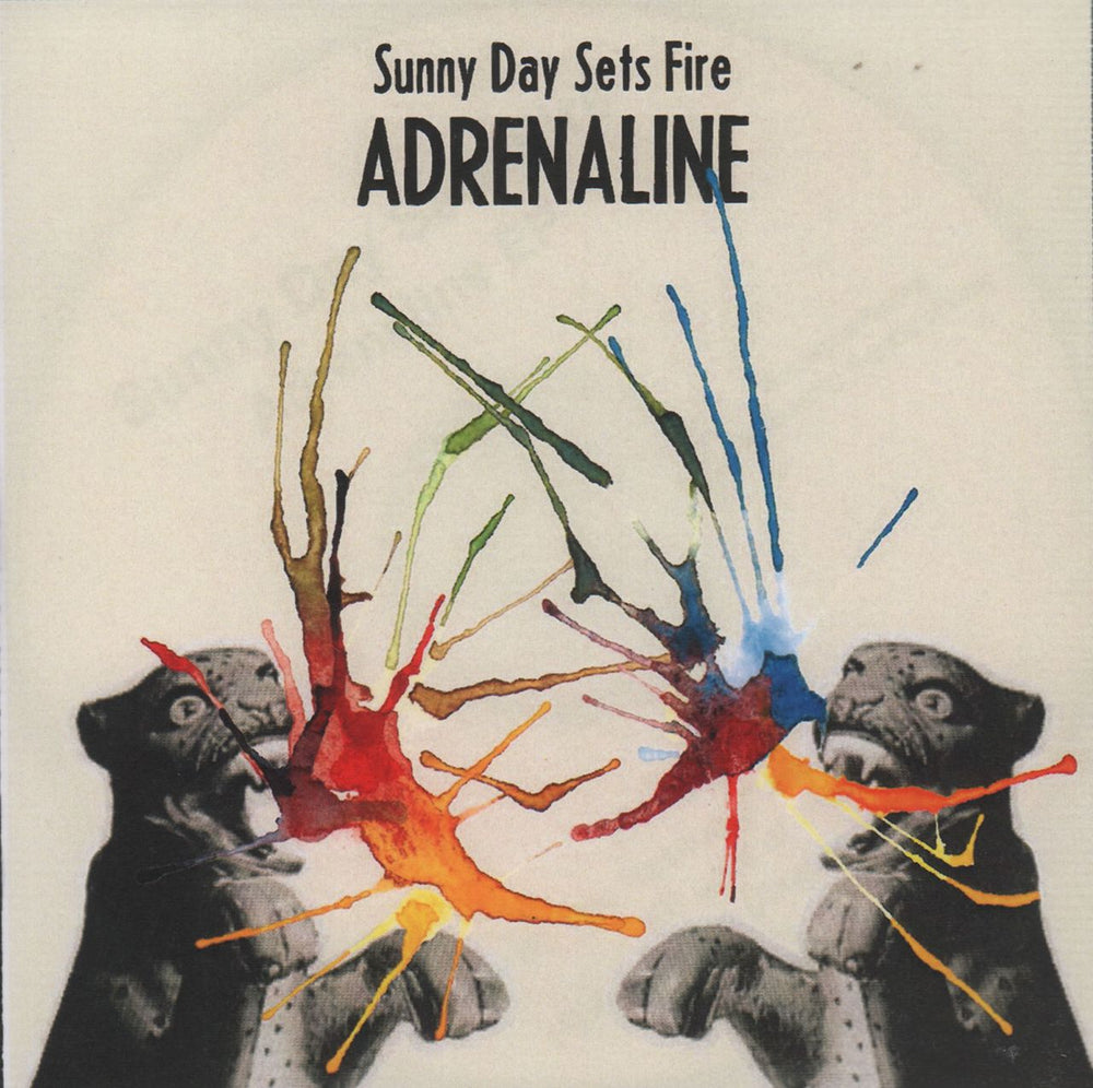 Sunny Day Sets Fire Adrenaline EP UK Promo CD-R acetate CD-R
