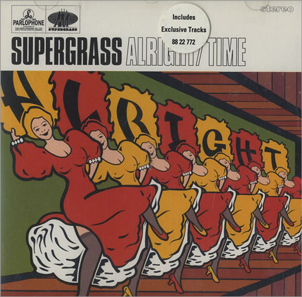 Supergrass Alright / Time UK CD single (CD5 / 5") CDR6413