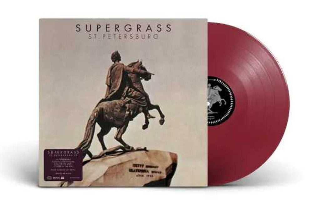 Supergrass St. Petersburg - Plum Coloured Vinyl - RSD 2023 - Sealed UK 10" vinyl single (10 inch record) SGS10ST811053