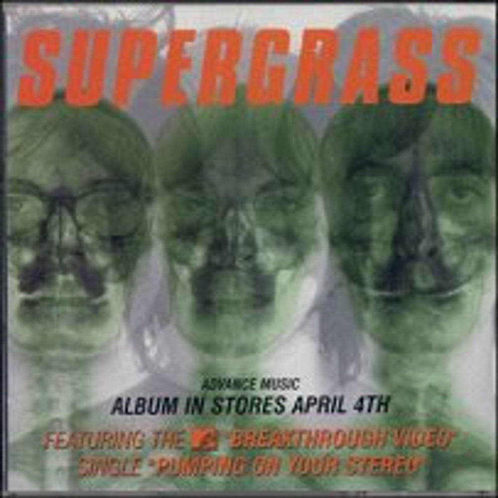 Supergrass Supergrass US Promo CD album (CDLP) ISLF15043-2