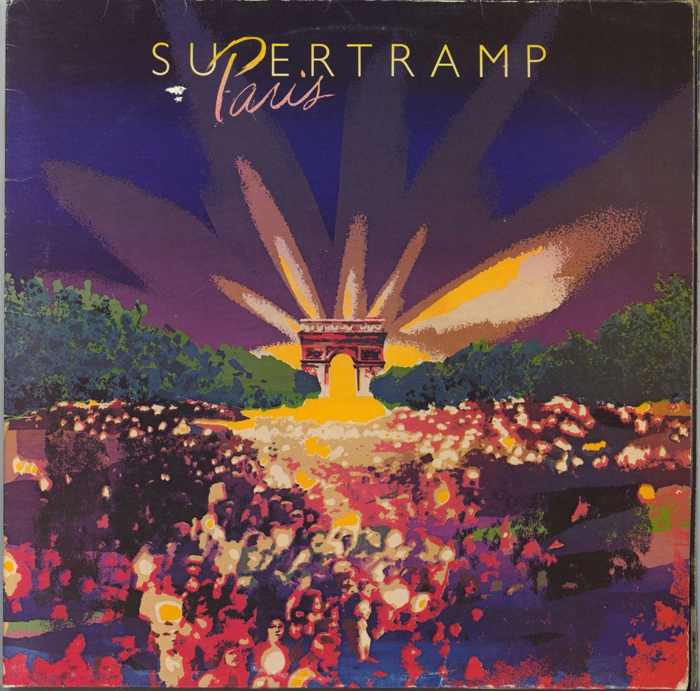 Supertramp Paris  - VG UK 2-LP vinyl record set (Double LP Album) AMLM66702