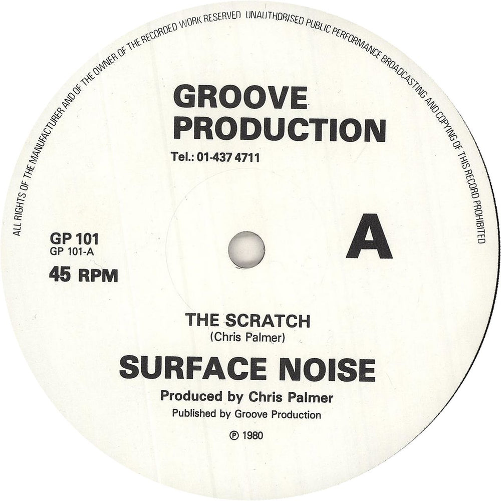 Surface Noise The Scratch UK 12" vinyl single (12 inch record / Maxi-single) GP101