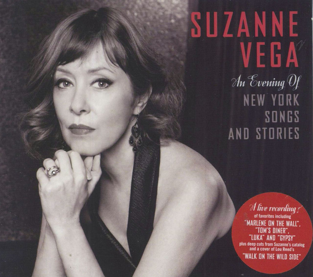 Suzanne Vega An Evening of New York Songs and Stories UK CD album (CDLP) COOKCD763