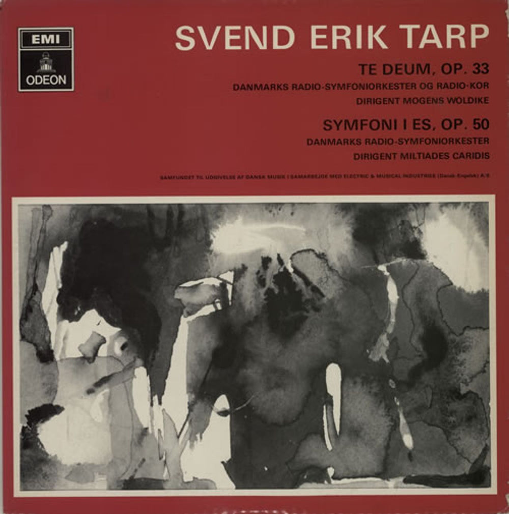 Svend Erik Tarp Te Deum, Op.33 / Symfoni I Es, Op.50 Danish vinyl LP album (LP record) PASK2009