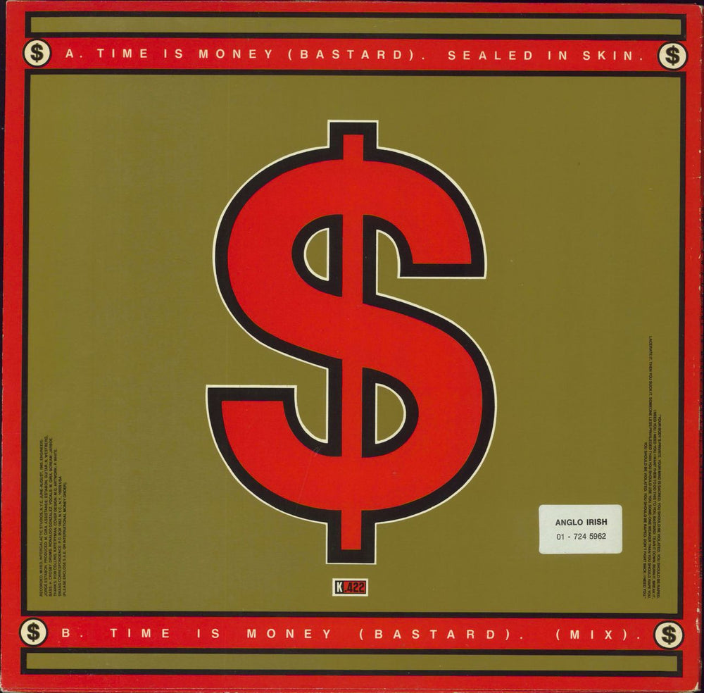 Swans Time Is Money - EX UK Promo 12" vinyl single (12 inch record / Maxi-single)