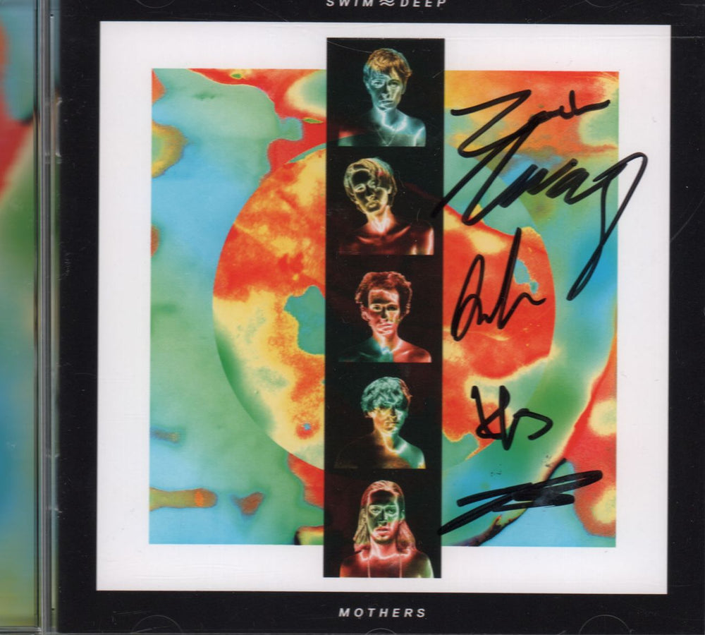 Swim Deep Mothers - Autographed UK CD album (CDLP) 88875078762
