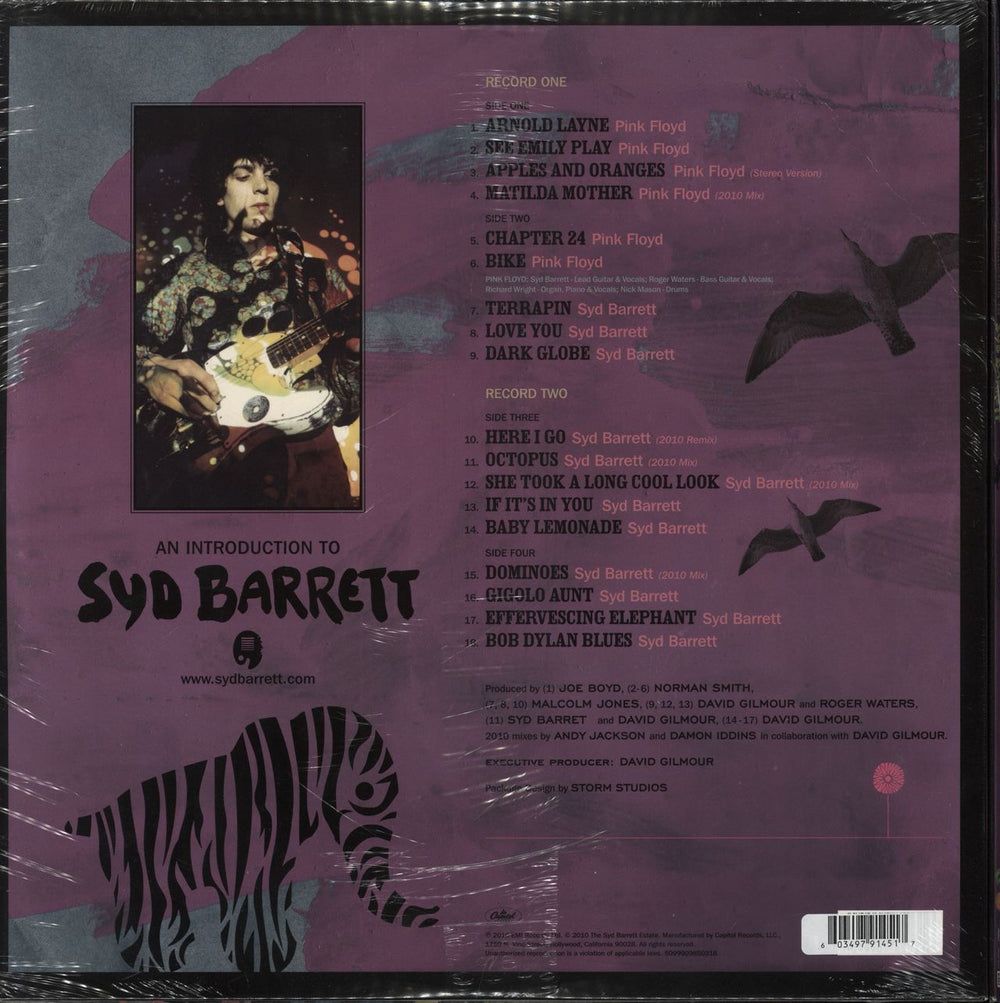 Syd Barrett An Introduction To Syd Barrett - Sealed US 2-LP vinyl record set (Double LP Album) 603497914517