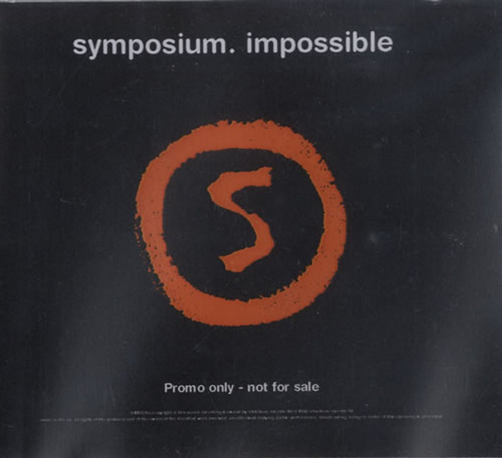 Symposium Impossible UK Promo CD-R acetate INFECT70CDP