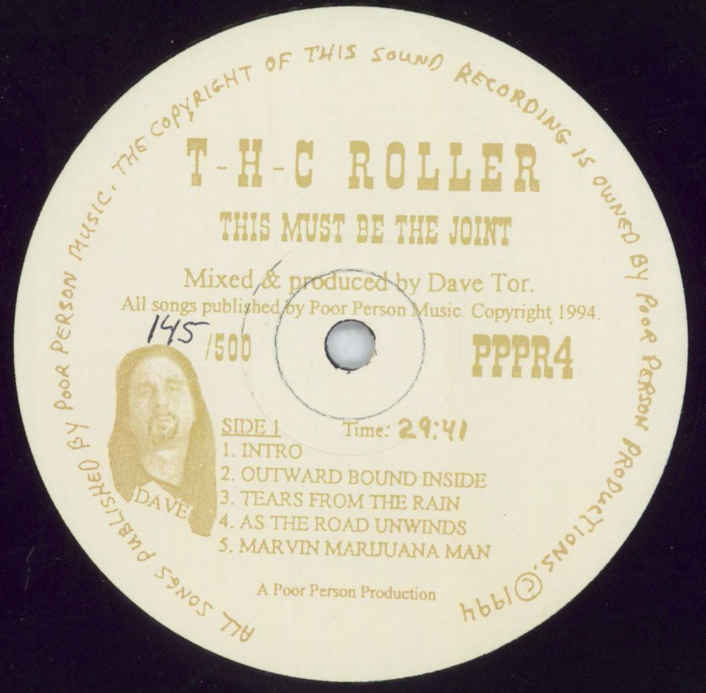 T-H-C Roller This Must Be The Joint UK vinyl LP album (LP record) W-HLPTH611798