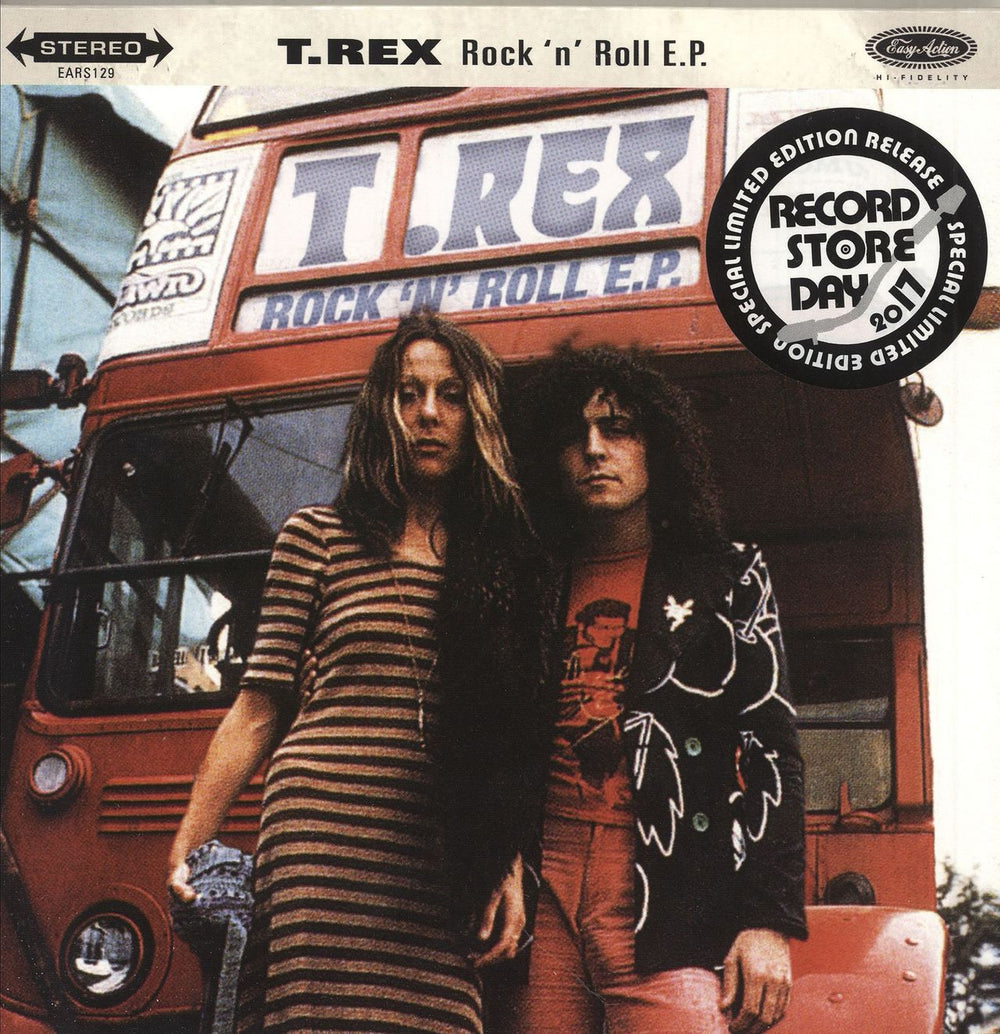 T-Rex / Tyrannosaurus Rex Rock 'n' Roll E.P. - RSD 2017 UK 7" vinyl single (7 inch record / 45) EARS129